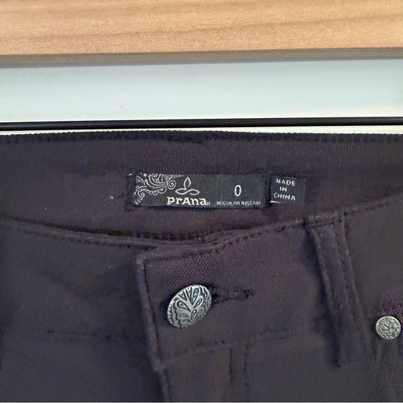 Women’s Prana Black Skinny Jeans size 0 - Picture 4 of 6